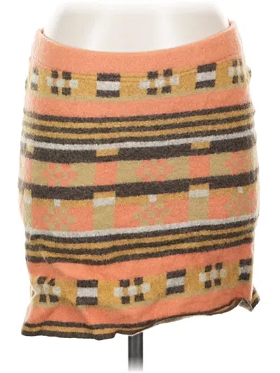 Pre-owned Toad And Co Casual Skirt In Orange