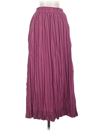 Pre-owned Toad And Co Casual Skirt In Purple