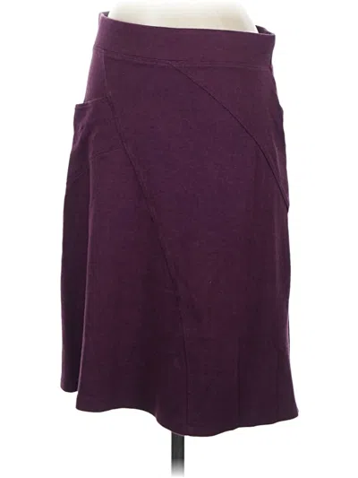 Pre-owned Toad And Co Casual Skirt In Purple
