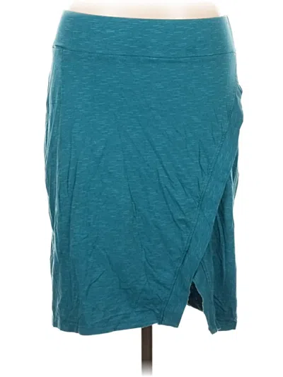 Pre-owned Toad And Co Casual Skirt In Teal