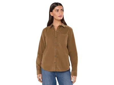 Toad And Co Cattail Cord Long Sleeve Shirt Women's Clothing Honey Brown: Md