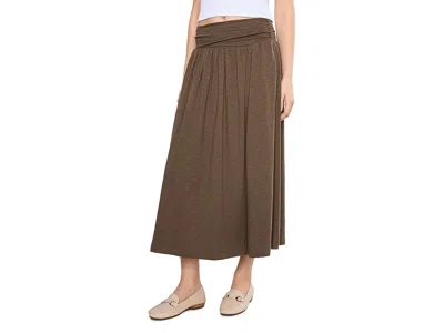 Toad And Co Chaka Midi Skirt In Brown