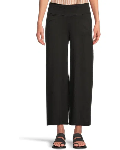 Toad And Co Toad & Co Chaka Pants Women's Black Wide Leg Mid Rise Elastic Waist Crop Gbo780