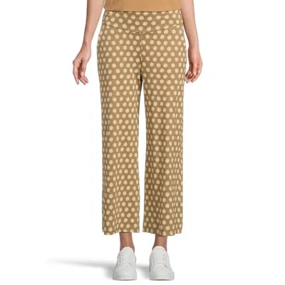 Toad And Co Toad & Co Chaka Pants Women's Brown Elastic Waist Wide Leg Cropped Gbo1373