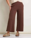 Toad And Co Chaka Wide Leg Crop Pants In Brown