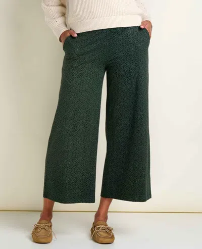 Toad And Co Toad & Co Chaka Wide Leg Crop Pant In Green