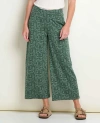 Toad And Co Toad & Co Chaka Wide Leg Crop Pant In Green