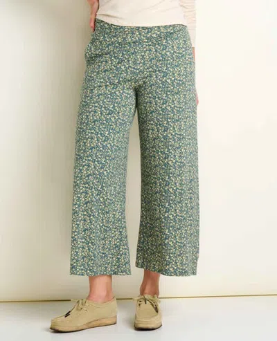 Toad And Co Toad & Co Chaka Wide Leg Crop Pant In Green