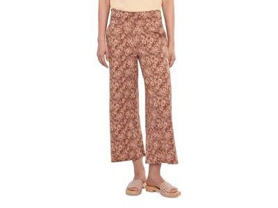 Toad And Co Chaka Wide Leg Crop Pants In Brown