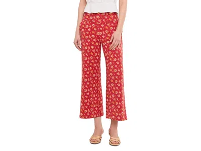 Toad And Co Chaka Wide Leg Crop Pants In Red
