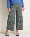 Toad And Co Chaka Wide Leg Pant In True Navy Retro Print In Multi