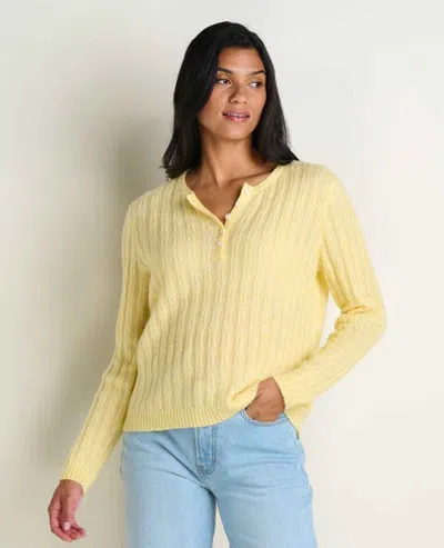 Toad And Co Toad & Co Cloudcover Pullover Sweater In Yellow