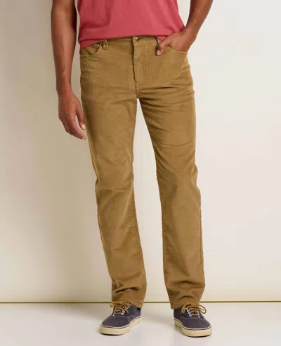 Toad And Co Coaster Cord 5 Pocket Lean Pant In Honey Brown