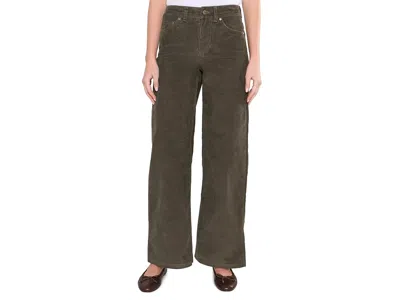 Toad And Co Coaster Cord Wide Leg Pants Women's Clothing Barnwood: 16 31, Cotton/elastane/polyester In Green