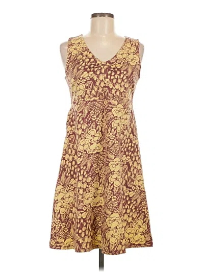 Pre-owned Toad And Co Cocktail Dress In Brown