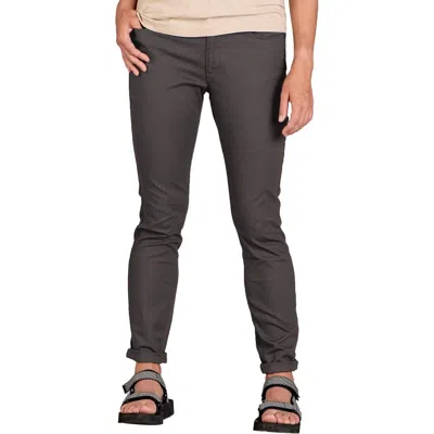 Toad And Co Earthworks 5 Pocket Skinny Pant In Soot In Black