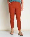 Toad And Co Toad & Co Earthworks Ankle Pant In Orange