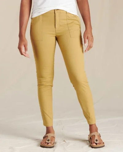 Toad And Co Toad & Co Earthworks Ankle Pant In Yellow