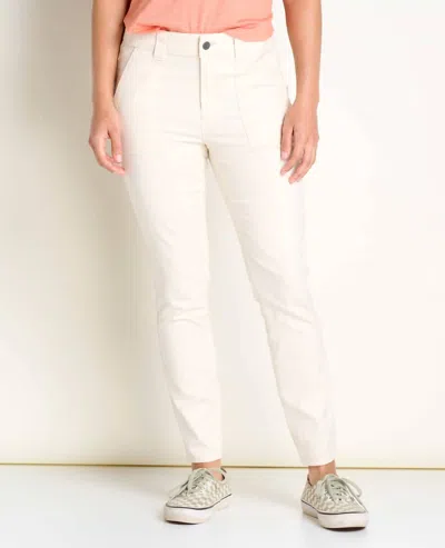 Toad And Co Earthworks Ankle Pants In Salt In Multi