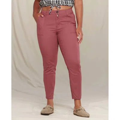 Toad And Co Earthworks Ankle Pants In Wild Ginger In Multi
