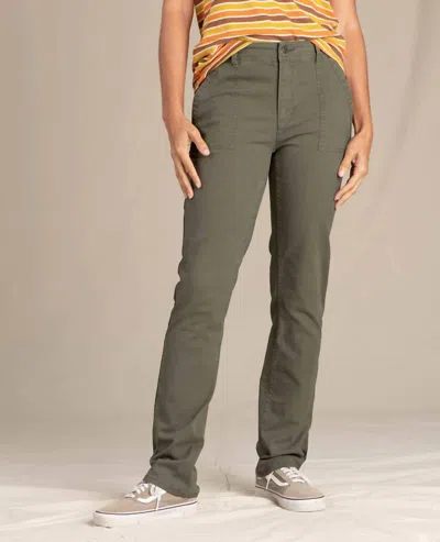 Toad And Co Earthworks Pants In Beetle In Green