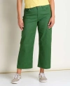 Toad And Co Toad & Co Earthworks Wide Leg Crop Pant In Green