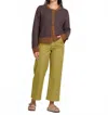 Toad And Co Earthworks Wide Leg Pants In Dark Graphite In Yellow