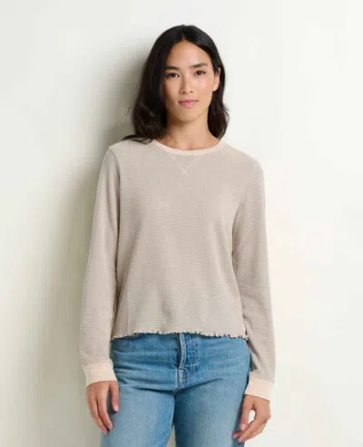 Toad And Co Toad & Co Foothill Long Sleeve Crew In Neutral