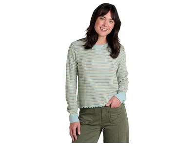 Toad And Co Foothill Long Sleeve Crew Ii In Burgundy