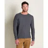 Toad And Co Toad & Co Framer Ii Long Sleeve Crew In Gray