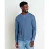Toad And Co Toad & Co Framer Ii Long Sleeve Crew In Blue
