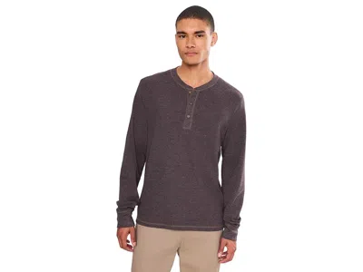 Toad And Co Framer Long Sleeve Henley Men's Short Sleeve Knit Raisin: 2xl In Purple