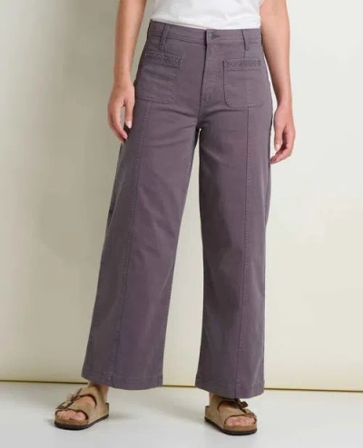 Toad And Co Linden Wide Leg Pant In Gray