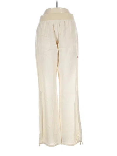 Pre-owned Toad And Co Linen Pants In Ivory