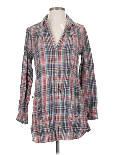 Pre-owned Toad And Co Long Sleeve Blouse In Gray