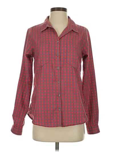 Pre-owned Toad And Co Long Sleeve Blouse In Red