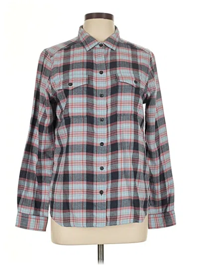 Pre-owned Toad And Co Long Sleeve Button Down Shirt In Gray