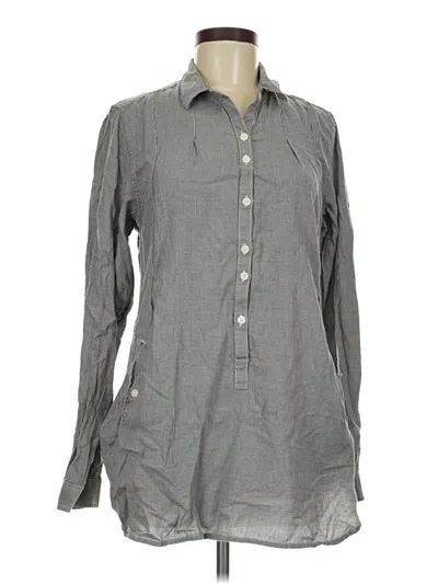 Pre-owned Toad And Co Long Sleeve Button Down Shirt In Gray