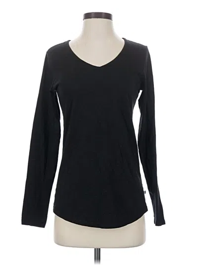 Pre-owned Toad And Co Long Sleeve T-shirt In Black