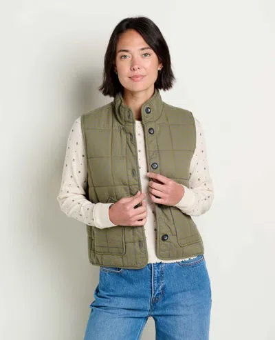 Toad And Co Toad & Co Manzana Quilted Vest In Green