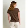 Toad And Co Toad & Co Marley Tee In Brown