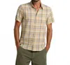 Toad And Co Men's Fletcher Shirt In Barley Pattern In Multi