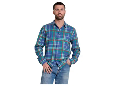 Toad And Co Pinevale Long Sleeve Shirt In Blue