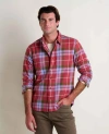 Toad And Co Toad & Co Pinevale Long Sleeve Shirt In Red
