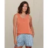 Toad And Co Toad & Co Piru Henley Tank In Pink