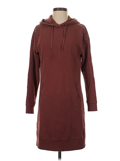 Pre-owned Toad And Co Pullover Hoodie In Burgundy