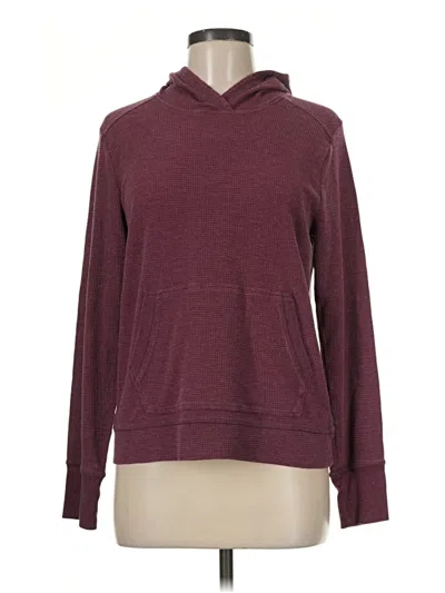 Pre-owned Toad And Co Pullover Hoodie In Burgundy
