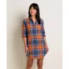 Toad And Co Re-form Popover Long Sleeve Dress In Ink Ombre In Multi