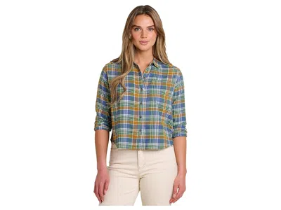 Toad And Co Re-form Flannel Boxy Long Sleeve Shirt
