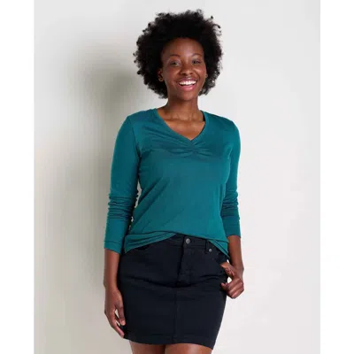 Toad And Co Toad & Co Rose Long Sleeve Tee In Blue